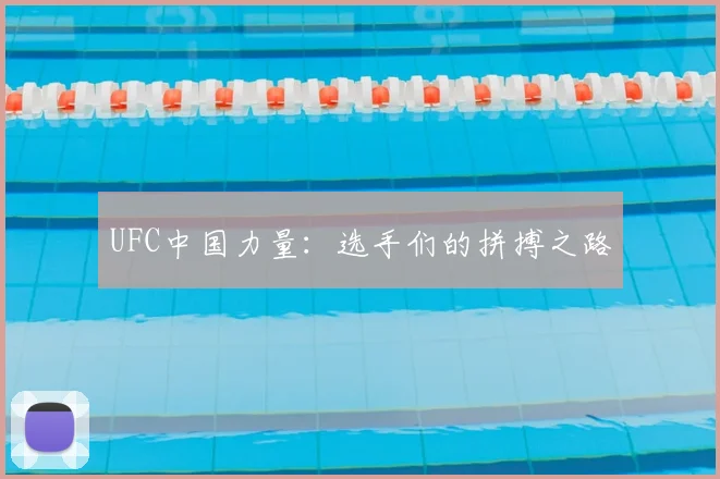 UFC中国力量：选手们的拼搏之路