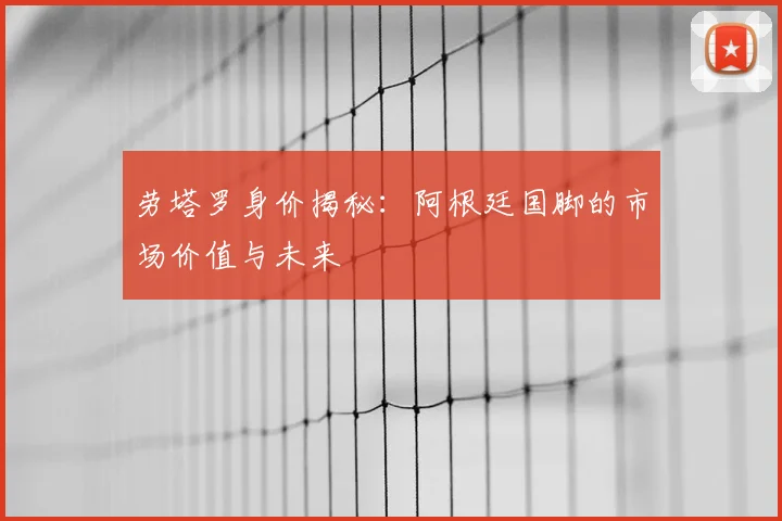 劳塔罗身价揭秘：阿根廷国脚的市场价值与未来
